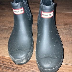 Black Hunter ankle boots